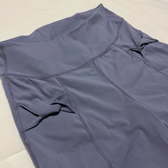 FP Movement Blue Gray Biker Shorts - Picture 1 of 5
